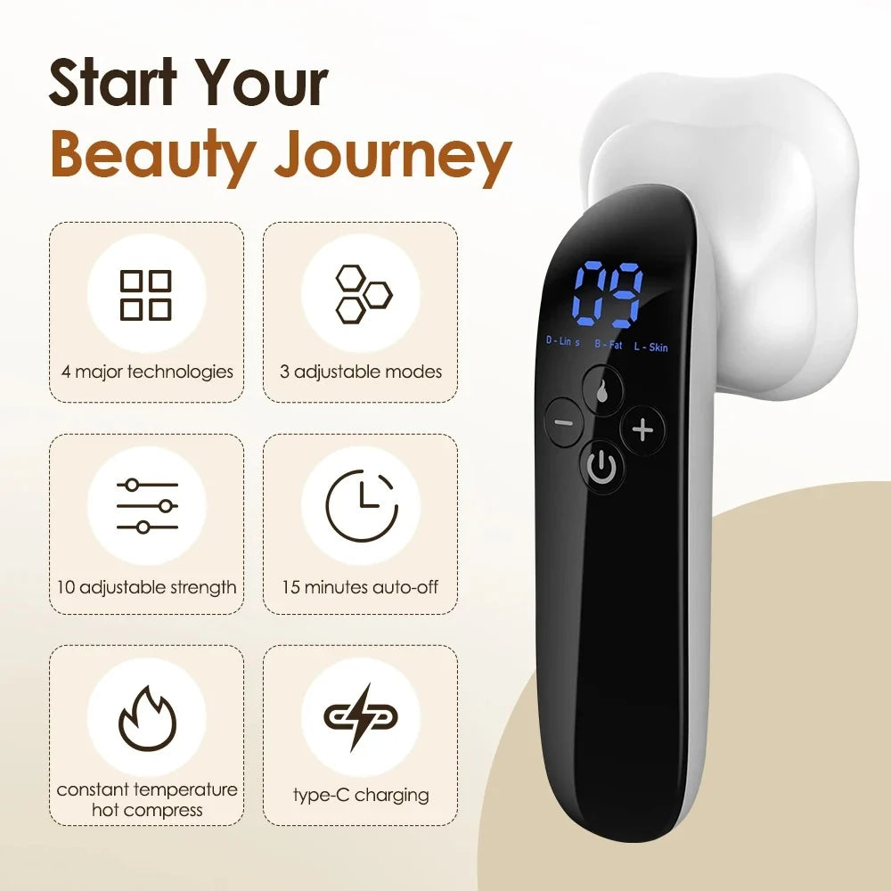 EMS Current Ultrasonic Fat Removal Machine SHEIN Massage Instrument Fat Burning Shaping Fat Dissolving Instrument Weight Loss Instrument