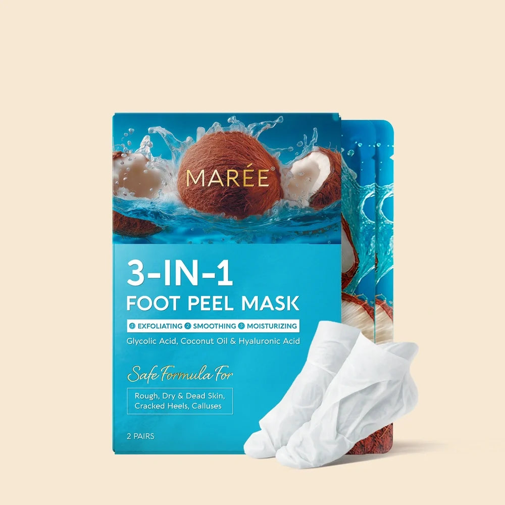 Marée® 3-in-1 Hydrating Foot Peel Mask