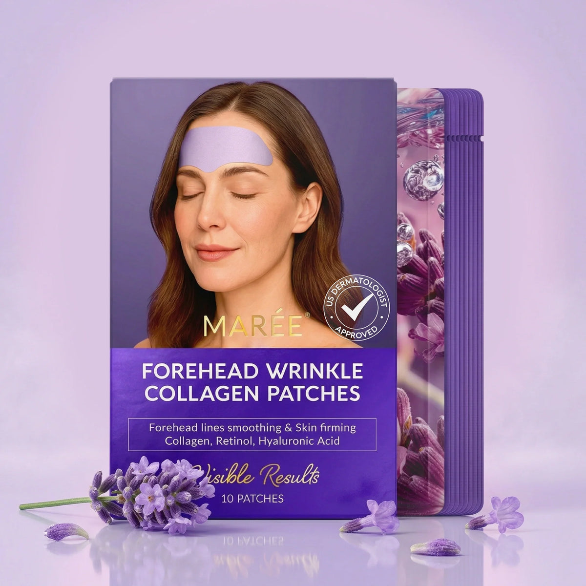 Marée® Anti-Wrinkle Forehead Patches — Overnight Smoothing Treatment