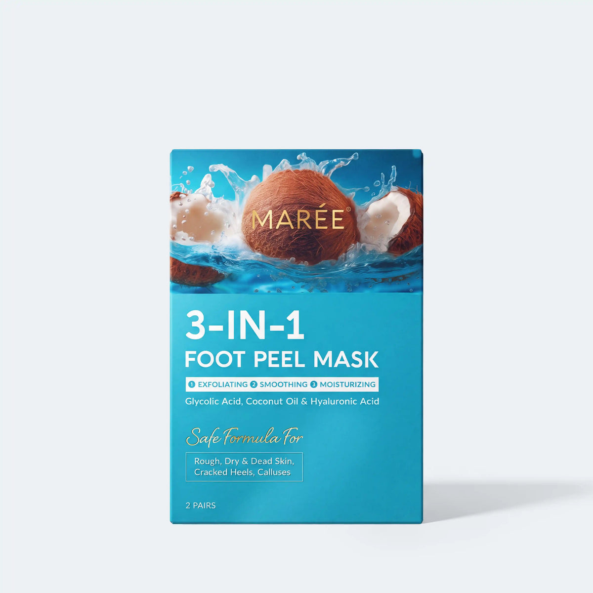 Marée® 3-in-1 Hydrating Foot Peel Mask