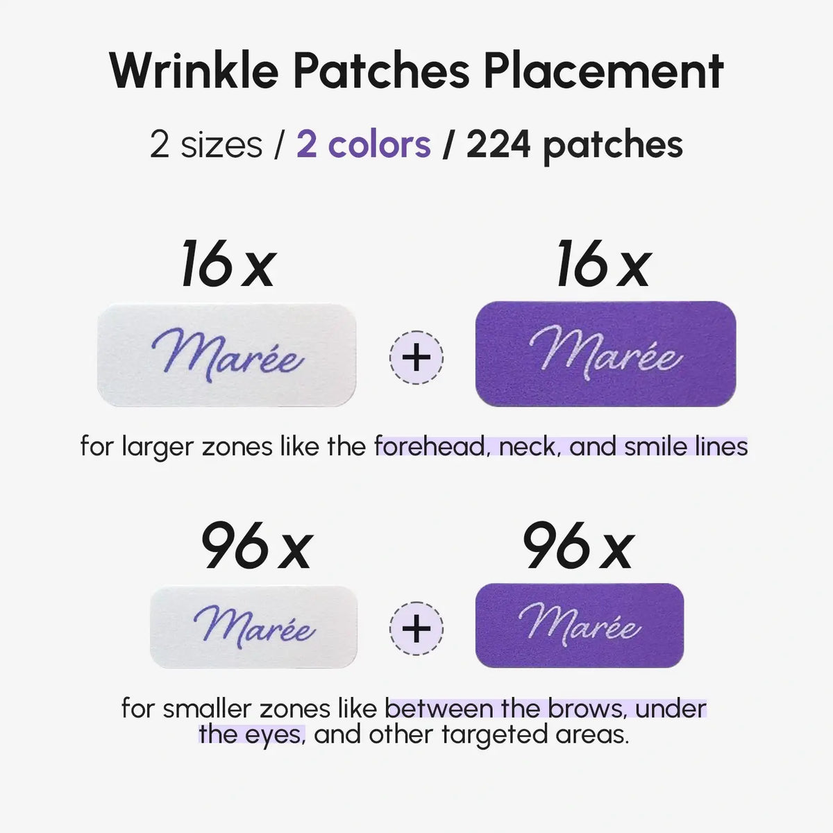 Marée® Face Lift Tape Wrinkle Patches