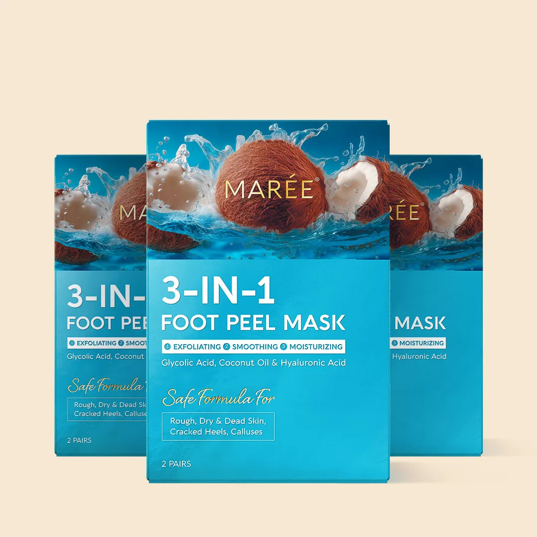 Marée® 3-in-1 Hydrating Foot Peel Mask